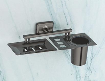 Soap Dish With Tumbler Holder
