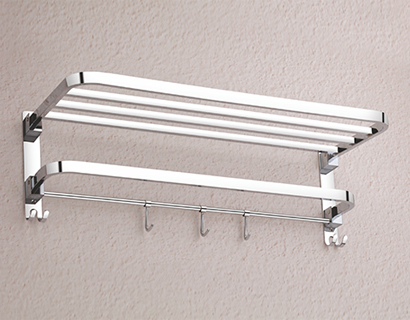 Double Decker Square Towel Rack
